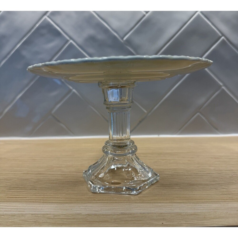 Vintage Grindley Strathmore Floral Pedestal Cake Stand